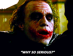 Why so serious? Joker-gif
